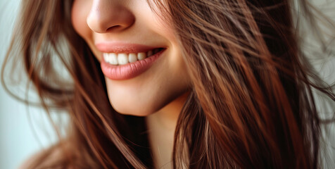 Fototapeta premium beautiful woman long hair, 