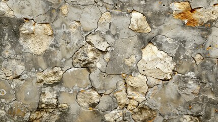 Fototapeta premium Aged cement or stone texture as retro pattern wall banner
