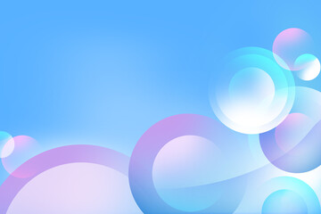 Abstract modern gradient soft light blue background with geometric circle pattern for Graphic Business hitech technology digital design illustration web template backdrop desktop wallpaper bokeh