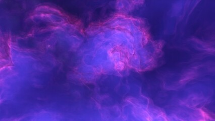 A blue and purple space background with stars and a galaxy
