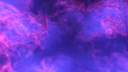 A blue and purple space background with stars and a galaxy
