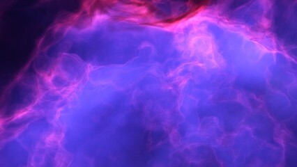 A blue and purple space background with stars and a galaxy
