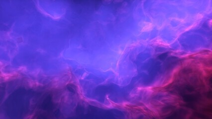 A blue and purple space background with stars and a galaxy
