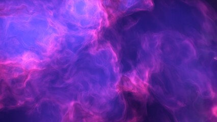 A blue and purple space background with stars and a galaxy
