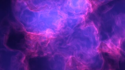 A blue and purple space background with stars and a galaxy
