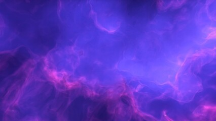 A blue and purple space background with stars and a galaxy
