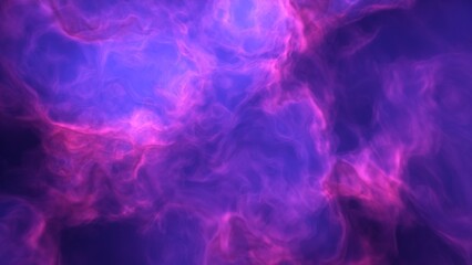 A blue and purple space background with stars and a galaxy
