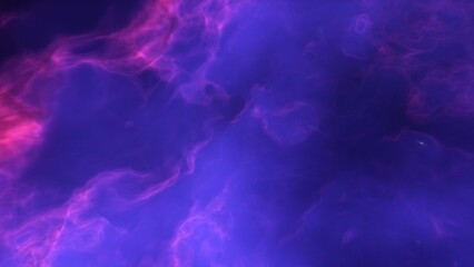 A blue and purple space background with stars and a galaxy
