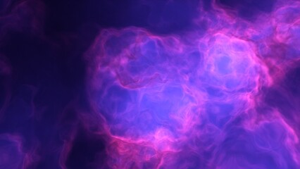 A blue and purple space background with stars and a galaxy

