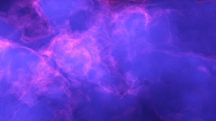 A purple space background with stars and a galaxy
