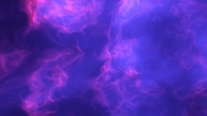 A purple space background with stars and a galaxy
