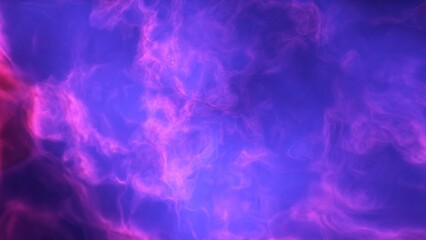 A purple space background with stars and a galaxy
