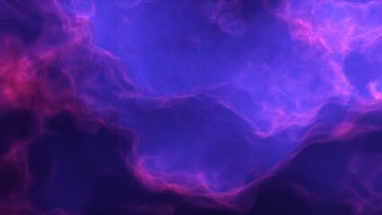 A purple space background with stars and a galaxy

