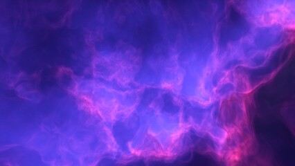 A purple space background with stars and a galaxy
