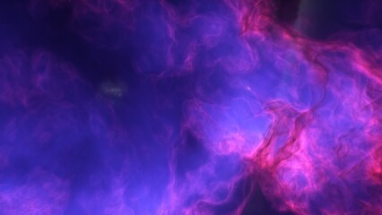 A purple space background with stars and a galaxy
