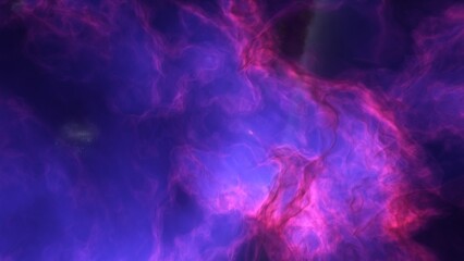 A purple space background with stars and a galaxy
