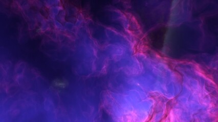 A purple space background with stars and a galaxy
