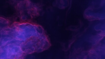 A purple space background with stars and a galaxy
