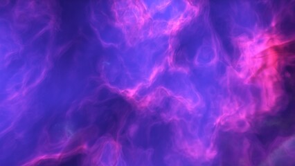 A purple space background with stars and a galaxy
