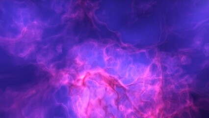 A purple space background with stars and a galaxy

