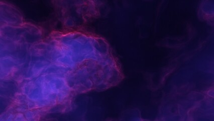 A purple space background with stars and a galaxy
