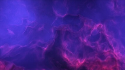 A blue and purple space background with stars and a galaxy