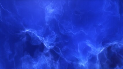 A blue and purple space background with stars and a galaxy