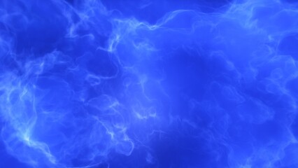 A blue and purple space background with stars and a galaxy