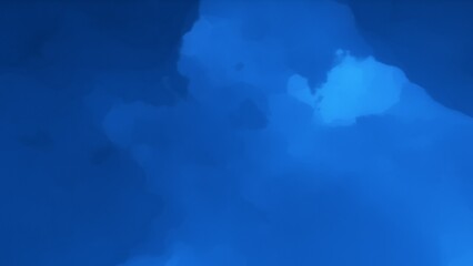 A blue and purple space background with stars and a galaxy