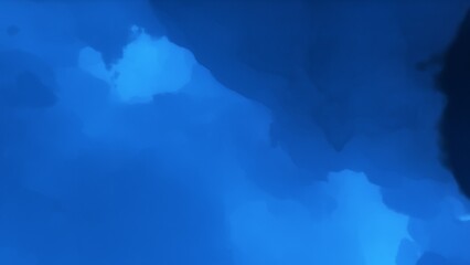 A blue and purple space background with stars and a galaxy