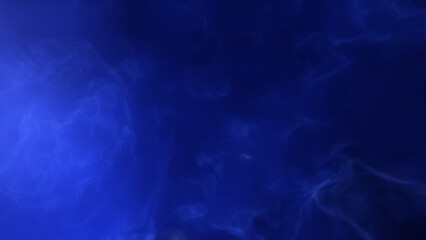 A blue and purple space background with stars and a galaxy