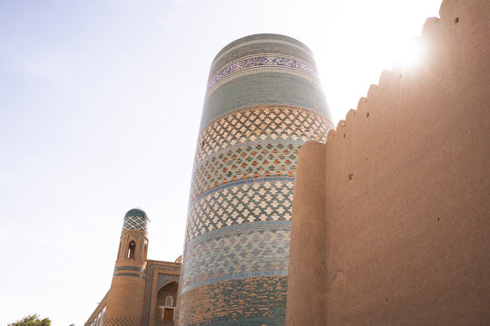 Kalta Minor in the ancient city of Khiva, Uzbekistan