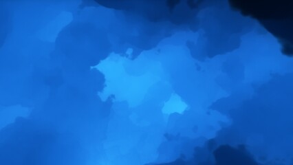 A blue and purple space background with stars and a galaxy