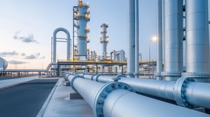 CCS facility at a power plant, illustrating the capture of CO2 emissions and the process of injecting captured carbon into underground geological formations for long-term storage
