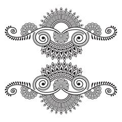 Traditional and Cultural Beautiful pattern design, tattoo design, mandala patterns, Arabic patterns, Rangoli, Alpona, Kolam, Paisley line art.