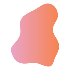Liquid Fluid Gradient random organic shapes