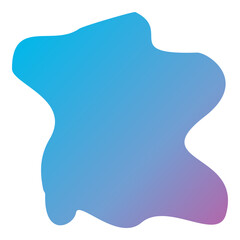 Liquid Fluid Gradient random organic shapes