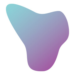 Liquid Fluid Gradient random organic shapes