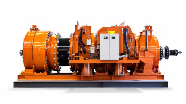 Generator Excitation Systems: Systems for providing electrical excitation to generator windings isolated on white background