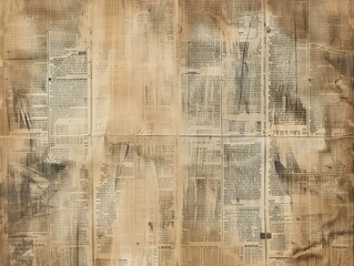 Fototapeta premium Aged Vintage Newspaper Background Texture for Stock Image Website.