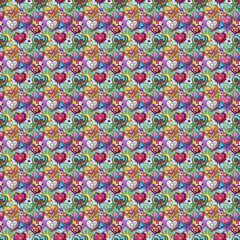 Heart pattern, unique design, many styles
