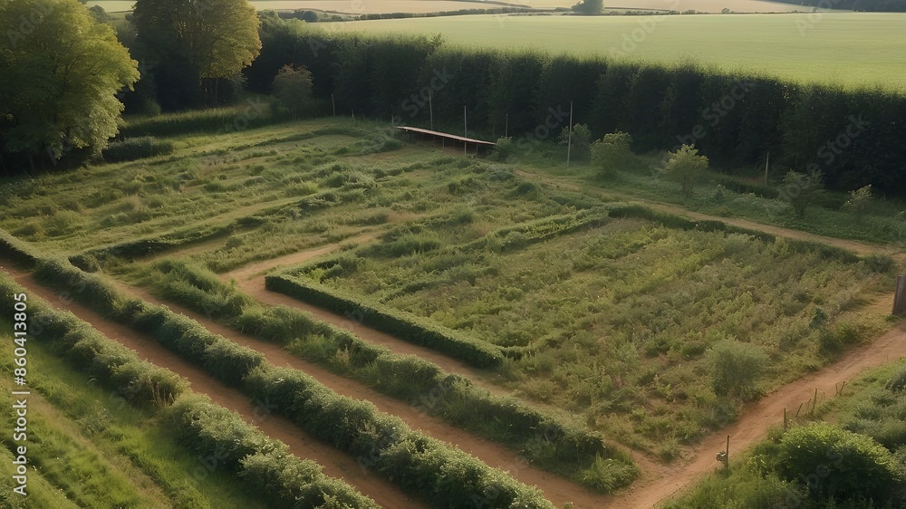 Poster view of nelder plot from above