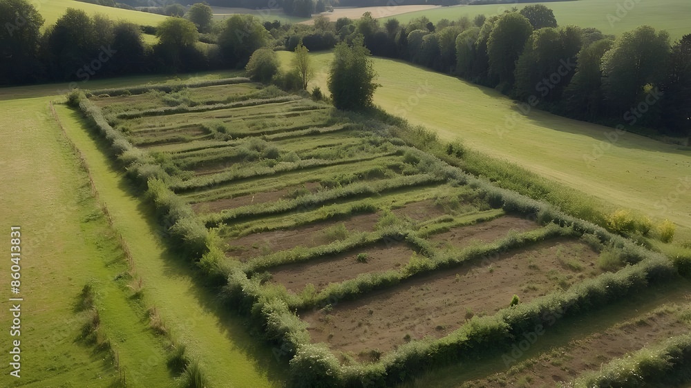 Poster view of nelder plot from above