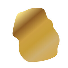 Liquid Fluid Golden Gradient random organic shapes