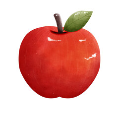 red apple