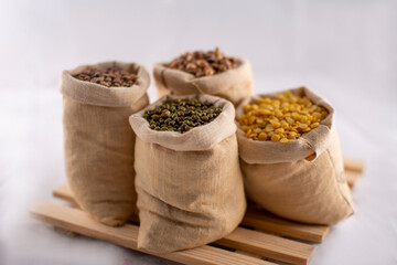 Mung bean, Moth bean, Horse gram and Dal
