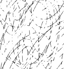 Chaotic Hand Drawn Scribble Lines