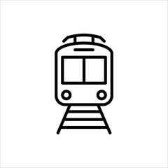 Train icon. Illustration of simple vector isolated on white background, eps 10.