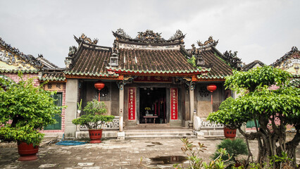 The architecture of Hoi An in Northern Vietnam