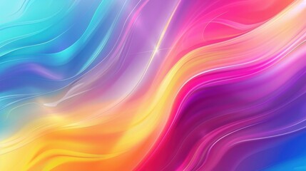Obraz premium Abstract colorful graphic background with a rainbow of colors